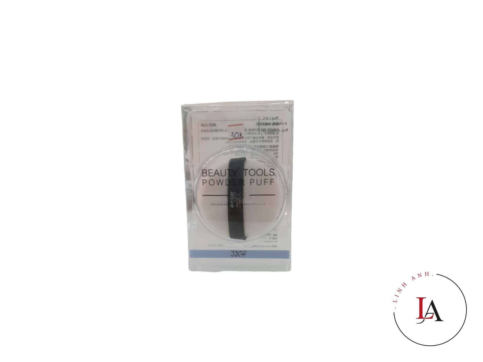 Bông tán phấn JJGF S5504 2 miếng tròn